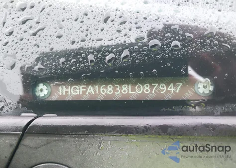 2008 Honda Civic Ex из США, поврежденный, VIN 1HGFA16838L087947